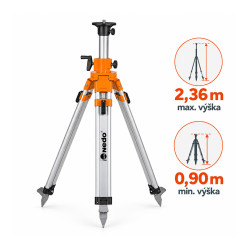 TS-676 – těžký teleskopický stativ s elevátorem 2,36 m